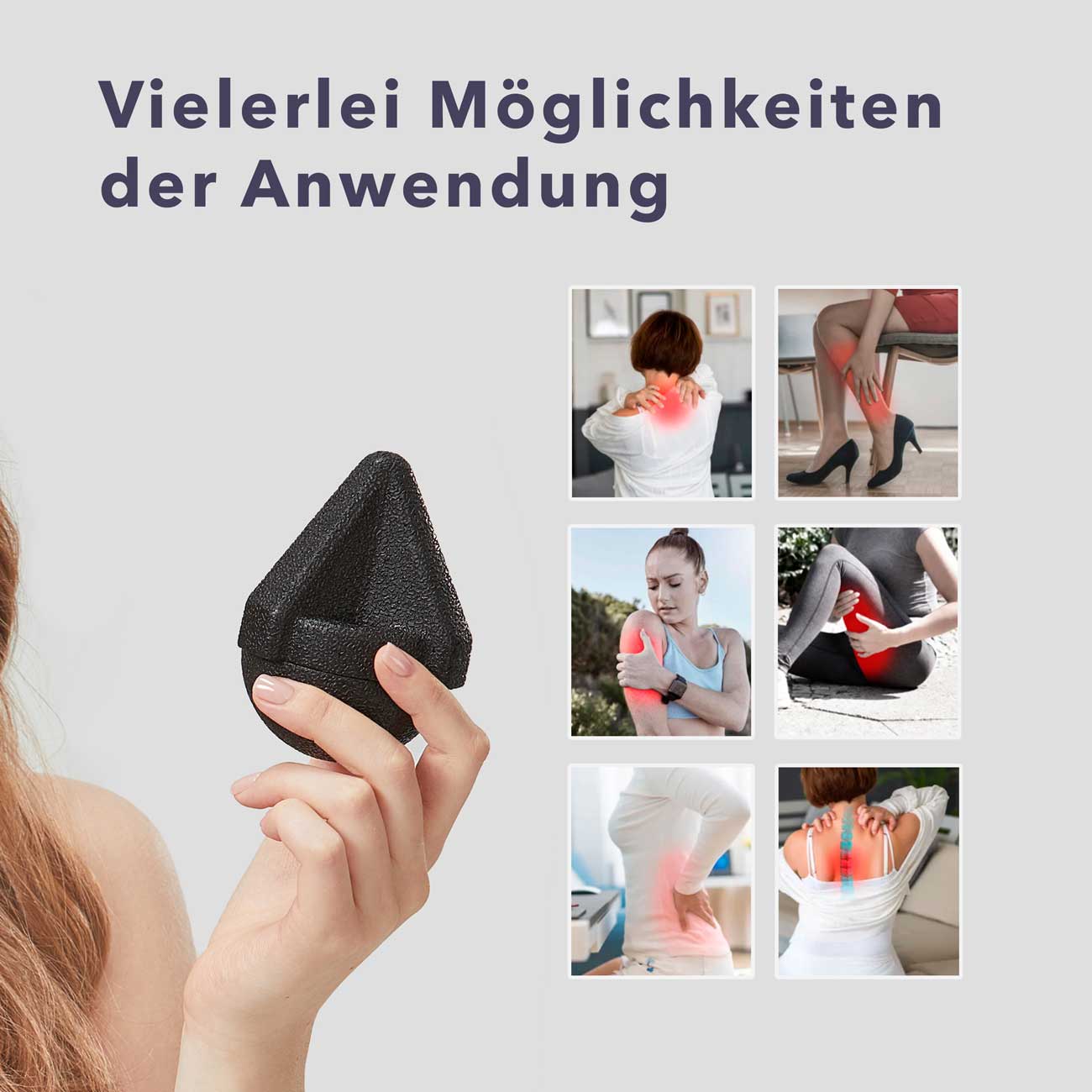 Healies Faszienmassage Triggerpunkt Drücker Set aus festem Schaumstoff - Healable