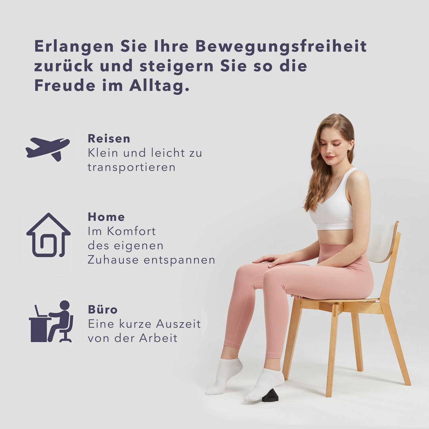 Healies Faszienmassage Triggerpunkt Drücker Set aus festem Schaumstoff - Healable